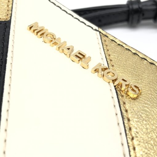 Michael Kors - Multicolor Embossed Leather and Leather Jet Set Camera Crossbody Bag - Image 9