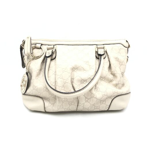 Gucci - Guccissima Sukey Canvas Satchel Handbag