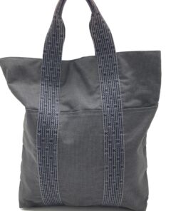 Hermès - Grey Canvas Air Line Cabas Tote Bag