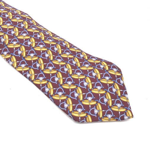 Gucci - Patterned silk tie in vibrant colors