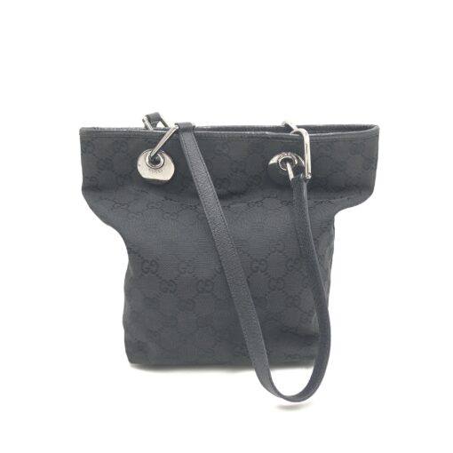 Gucci - GG Canvas Eclipse Black Tote Bag
