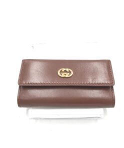 Gucci - Brown Leather Key Case