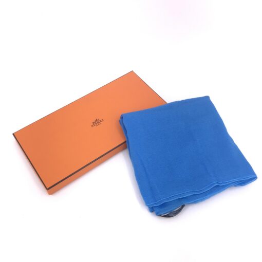 Hermès - Blue Silk Scarf