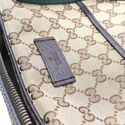 Gucci - GG Canvas Tote Bag With Stripes - Image 10