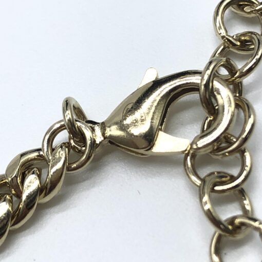 Chanel - Gold tone Heart Choker Necklace With Logo - Image 10
