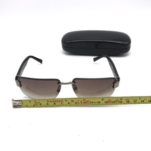 Gucci - Rimless Sunglasses With Gradient Brown Lenses - Image 11