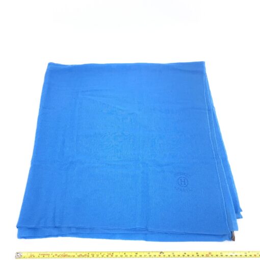 Hermès - Blue Silk Scarf - Image 11