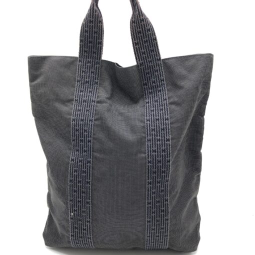 Hermès - Grey Canvas Air Line Cabas Tote Bag - Image 2