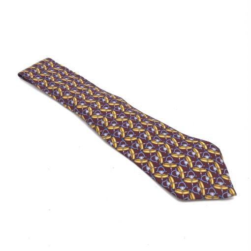 Gucci - Patterned silk tie in vibrant colors - Image 2