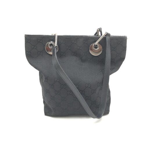 Gucci - GG Canvas Eclipse Black Tote Bag - Image 2