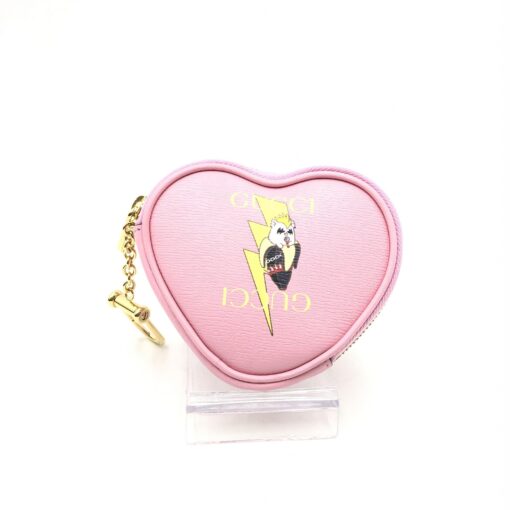 Gucci - Pink heart-shaped coin case - Image 2