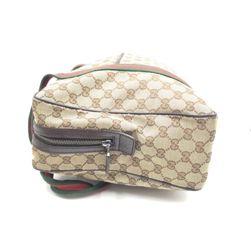 Gucci - GG Canvas Tote Bag With Stripes - Image 3