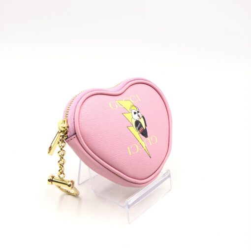 Gucci - Pink heart-shaped coin case - Image 3