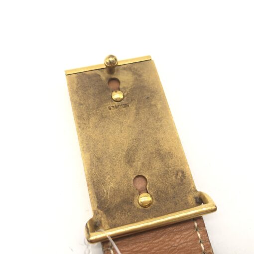 Hermès - Leather Belt With Horse Buckle Design - Image 3
