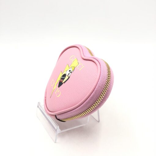 Gucci - Pink heart-shaped coin case - Image 4