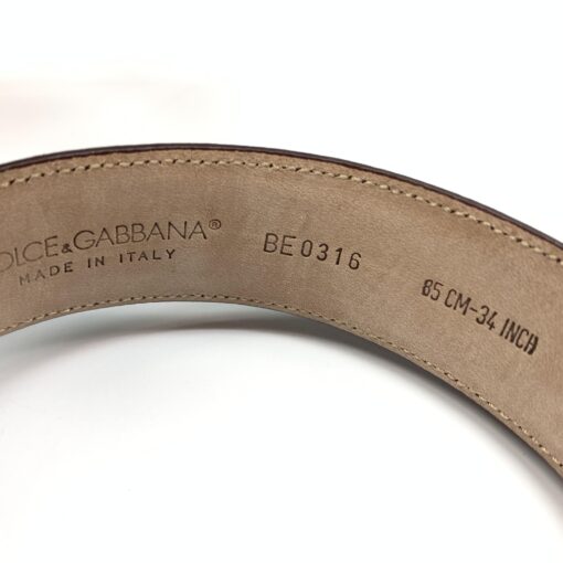 Dolce & Gabbana - Belt, Leather - Image 5