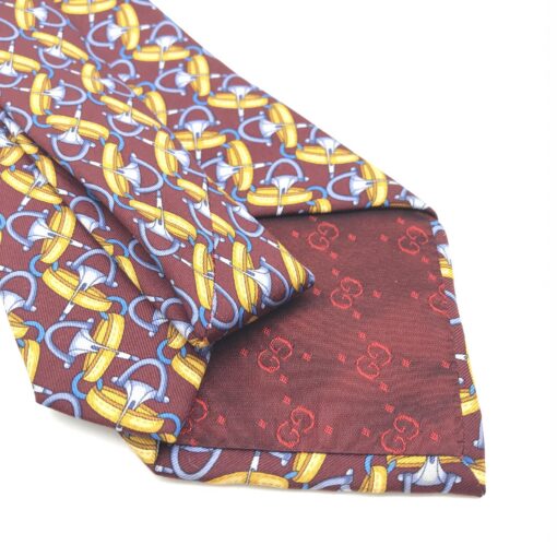 Gucci - Patterned silk tie in vibrant colors - Image 5