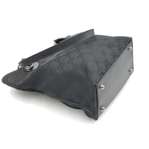 Gucci - GG Canvas Eclipse Black Tote Bag - Image 5