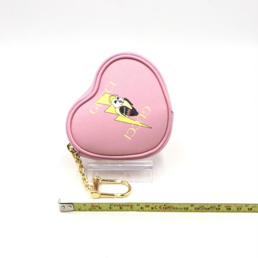 Gucci - Pink heart-shaped coin case - Image 6