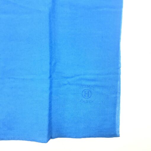 Hermès - Blue Silk Scarf - Image 6