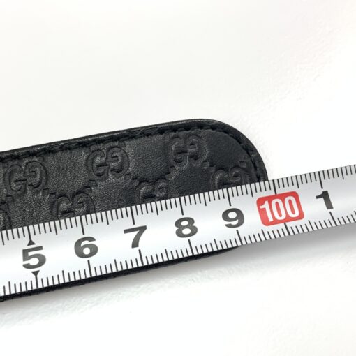 Gucci - Black Microguccissima Leather Belt - Image 6