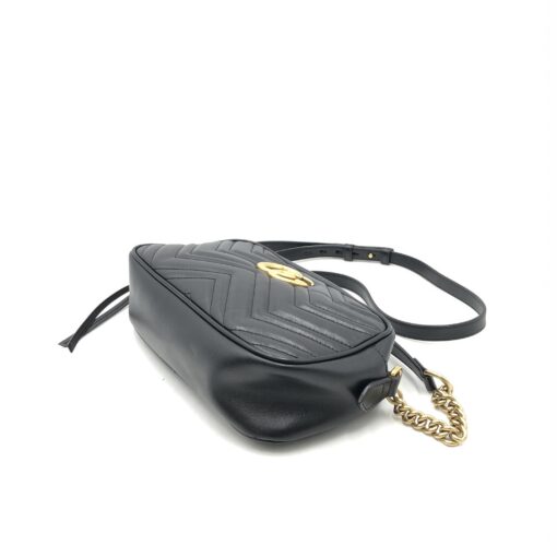 Gucci - GG Marmont Small Black Matelasse Camera Bag - Image 7