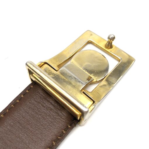 Chanel - Black Leather Belt  Size 42/105cm - Image 7
