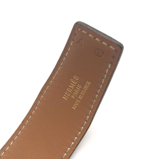 Hermès - Leather Belt With Horse Buckle Design - Image 7