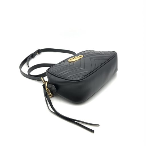 Gucci - GG Marmont Small Black Matelasse Camera Bag - Image 8