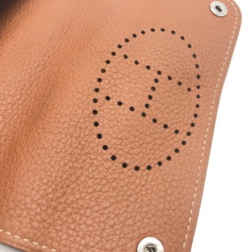 Hermès - Caramel Leather Playing card case - Image 8