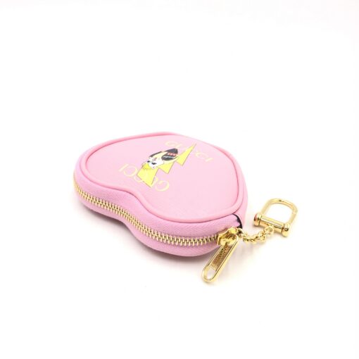 Gucci - Pink heart-shaped coin case - Image 9