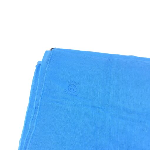Hermès - Blue Silk Scarf - Image 9