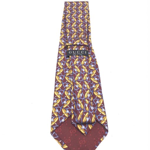 Gucci - Patterned silk tie in vibrant colors - Image 9