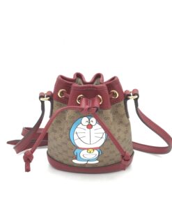 Gucci - Doraemon x Gucci Coated Canvas Bucket Bag