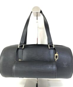 Louis Vuitton - Black Epi Leather Soufflot Bag